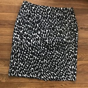 Black and white skirt
